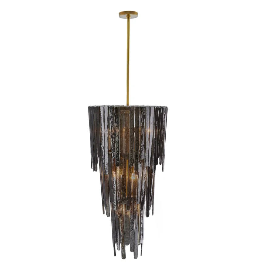 Arteriors Raine 7 Light 21" Wide Commercial Waterfall Chandelier - Image 3