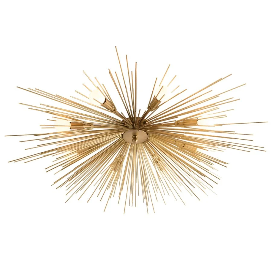 Arteriors Roxanne 35" Wide 8 Light Flush Mount Ceiling Fixture - Image 3