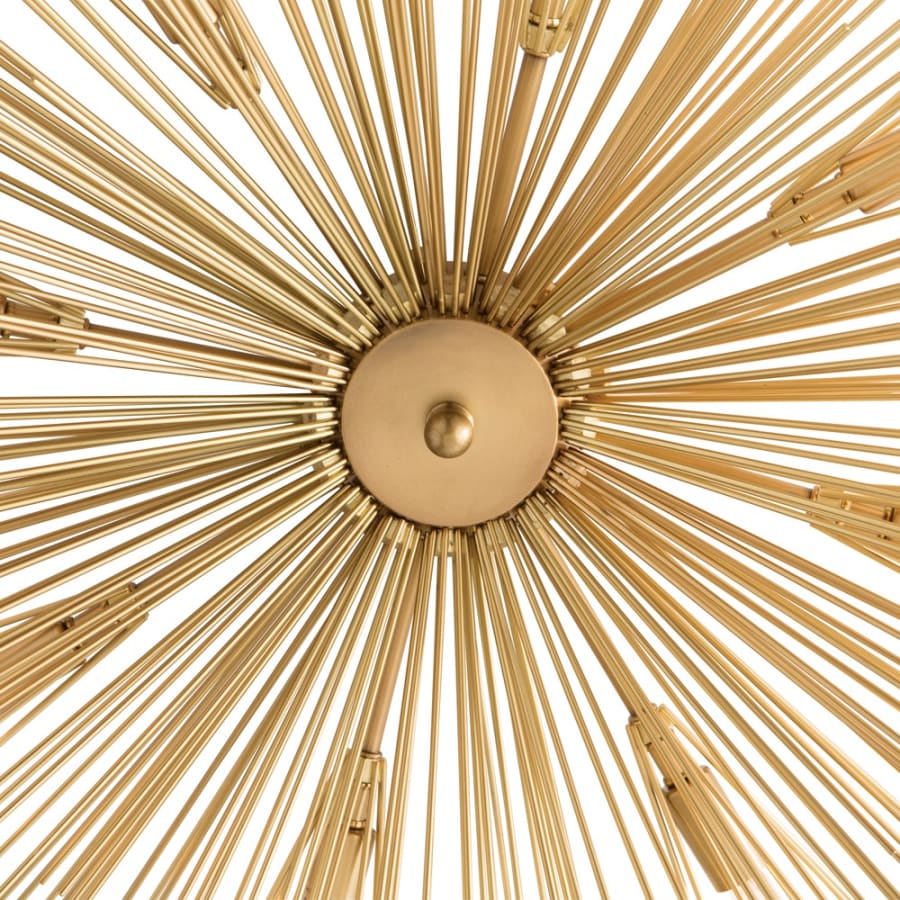 Arteriors Roxanne 35" Wide 8 Light Flush Mount Ceiling Fixture - Image 2