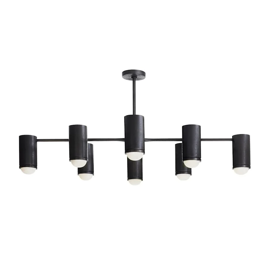 Arteriors Loryn Flush Mount 8 Light 46" Wide Semi-Flush Ceiling Fixture / Converts to Pendant - Image 1