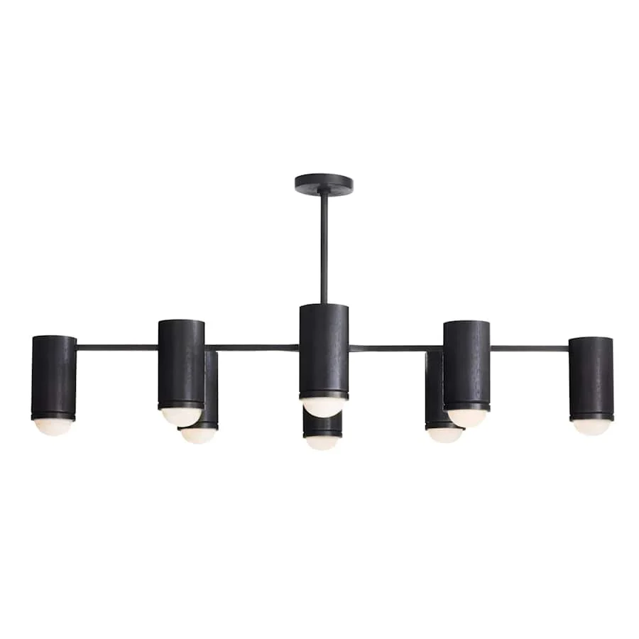 Arteriors Loryn Flush Mount 8 Light 46" Wide Semi-Flush Ceiling Fixture / Converts to Pendant - Image 2