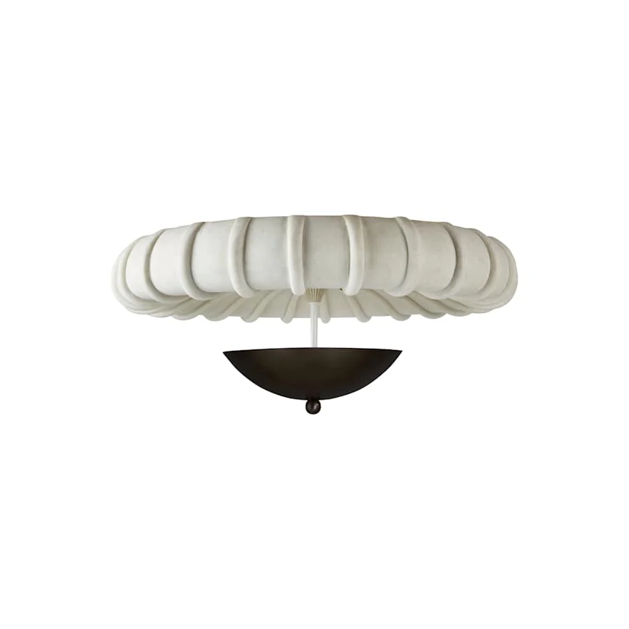 Arteriors Camella Flush Mount 3 Light 35" Wide Flush Mount Ceiling Fixture - Image 2