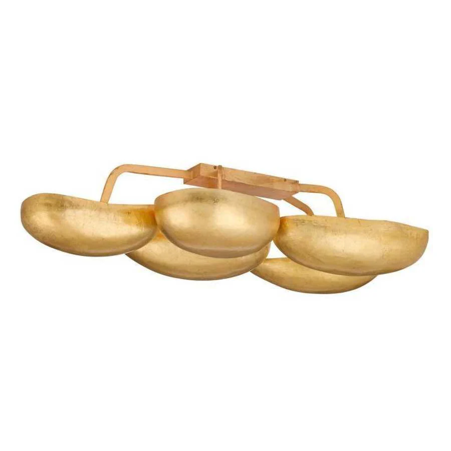 Arteriors Theo 13 Light 55" Wide Flush Mount Ceiling Fixture - Image 3