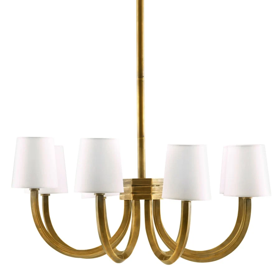 Arteriors Gaetano 8 Light 27" Wide Chandelier - Image 1