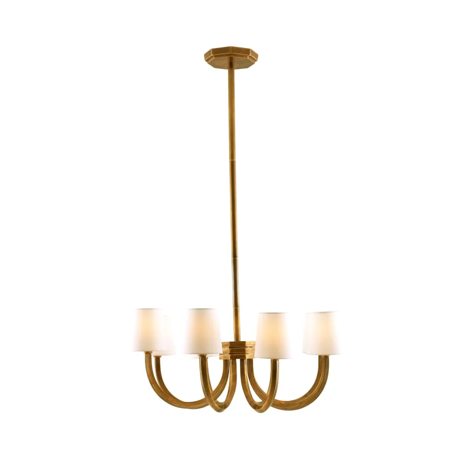 Arteriors Gaetano 8 Light 27" Wide Chandelier - Image 3