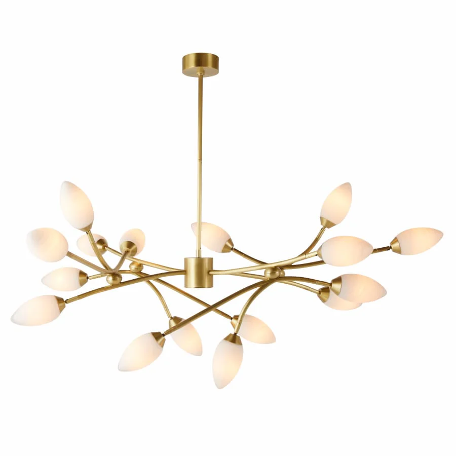 Arteriors Ember 16 Light 34" Wide Candle Style Chandelier - Image 2