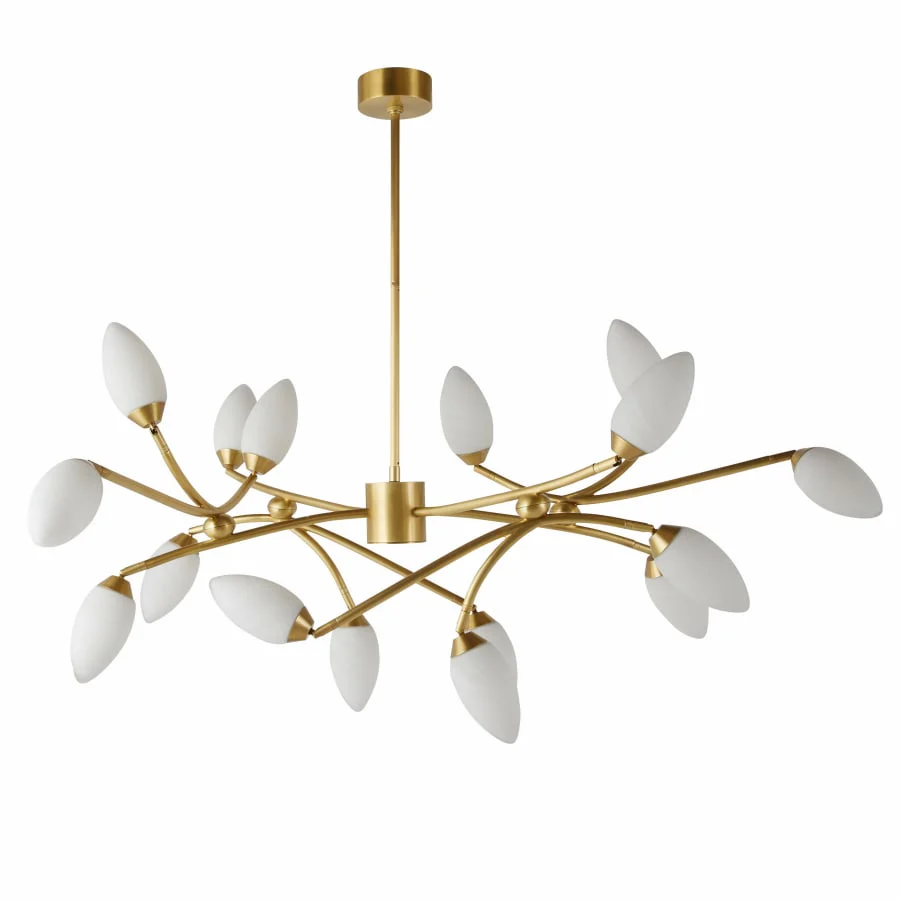 Arteriors Ember 16 Light 34" Wide Candle Style Chandelier - Image 3