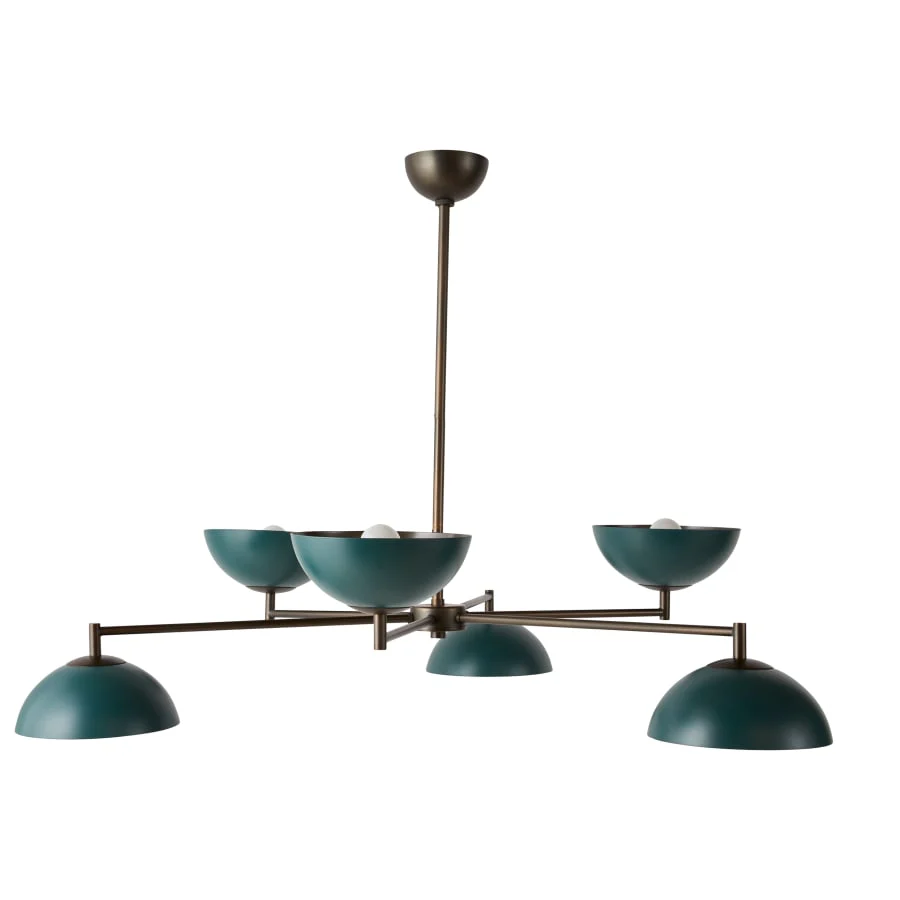 Arteriors Evansville 6 Light 42" Wide Chandelier - Image 3