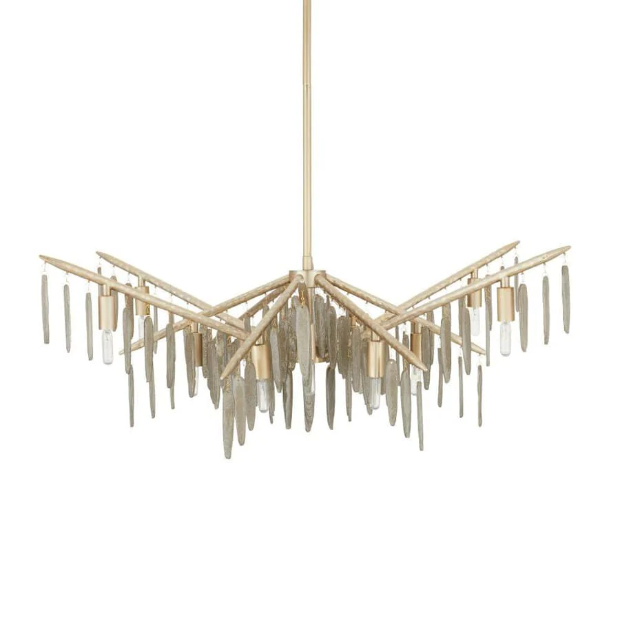Arteriors Gia 12 Light 40" Wide Waterfall Chandelier - Image 2