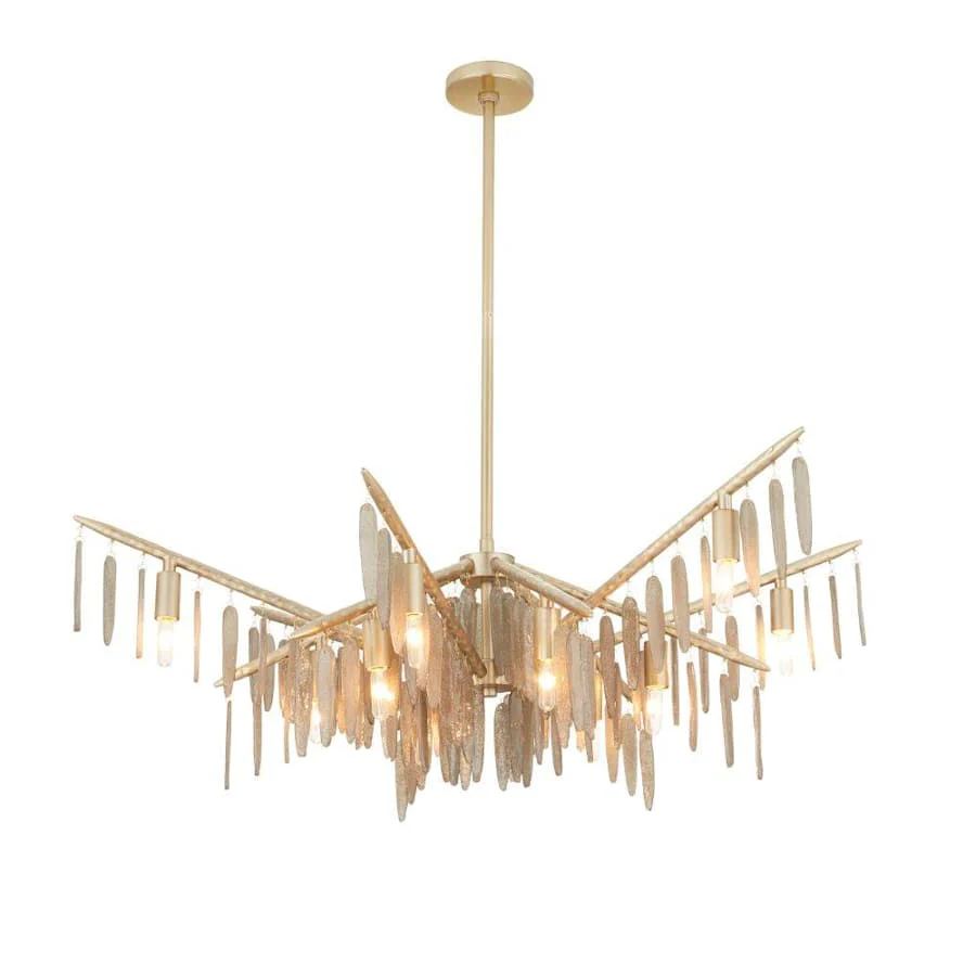 Arteriors Gia 12 Light 40" Wide Waterfall Chandelier - Image 3