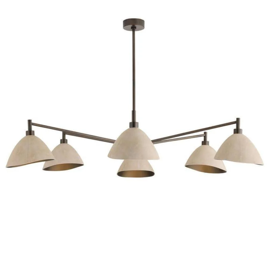 Arteriors Inlet 6 Light 53" Wide Chandelier - Image 1