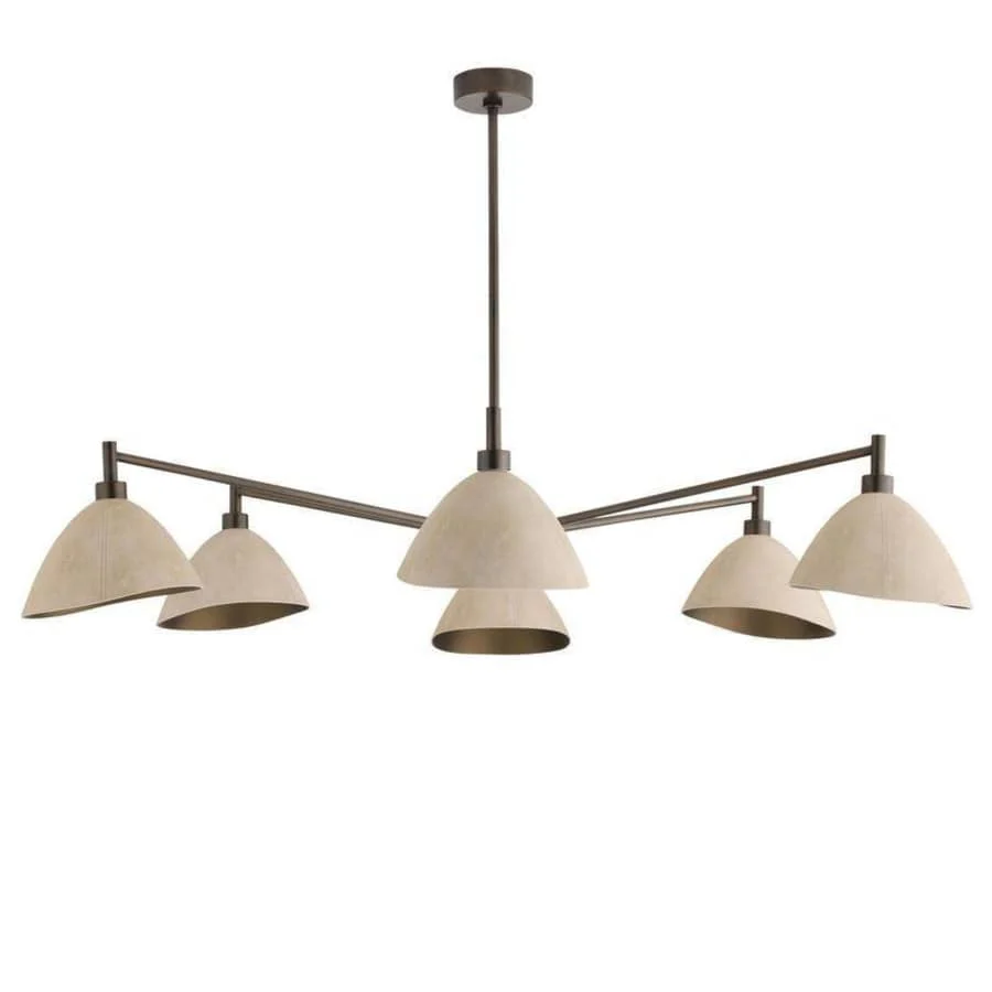 Arteriors Inlet 6 Light 53" Wide Chandelier - Image 2