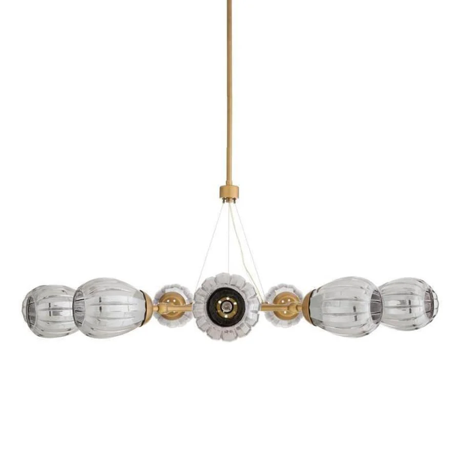 Arteriors Smyth 9 Light 54" Wide Chandelier - Image 2