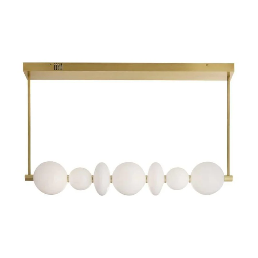 Arteriors Raphael 48" Wide Linear Chandelier - Image 1