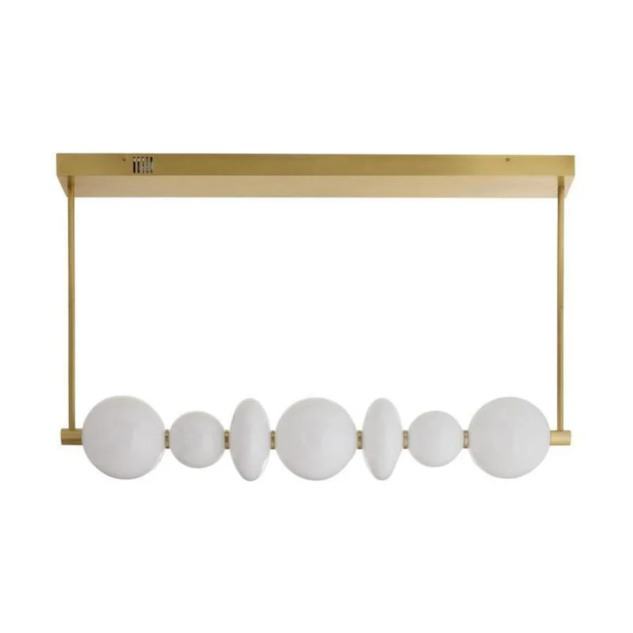 Arteriors Raphael 48" Wide Linear Chandelier - Image 2