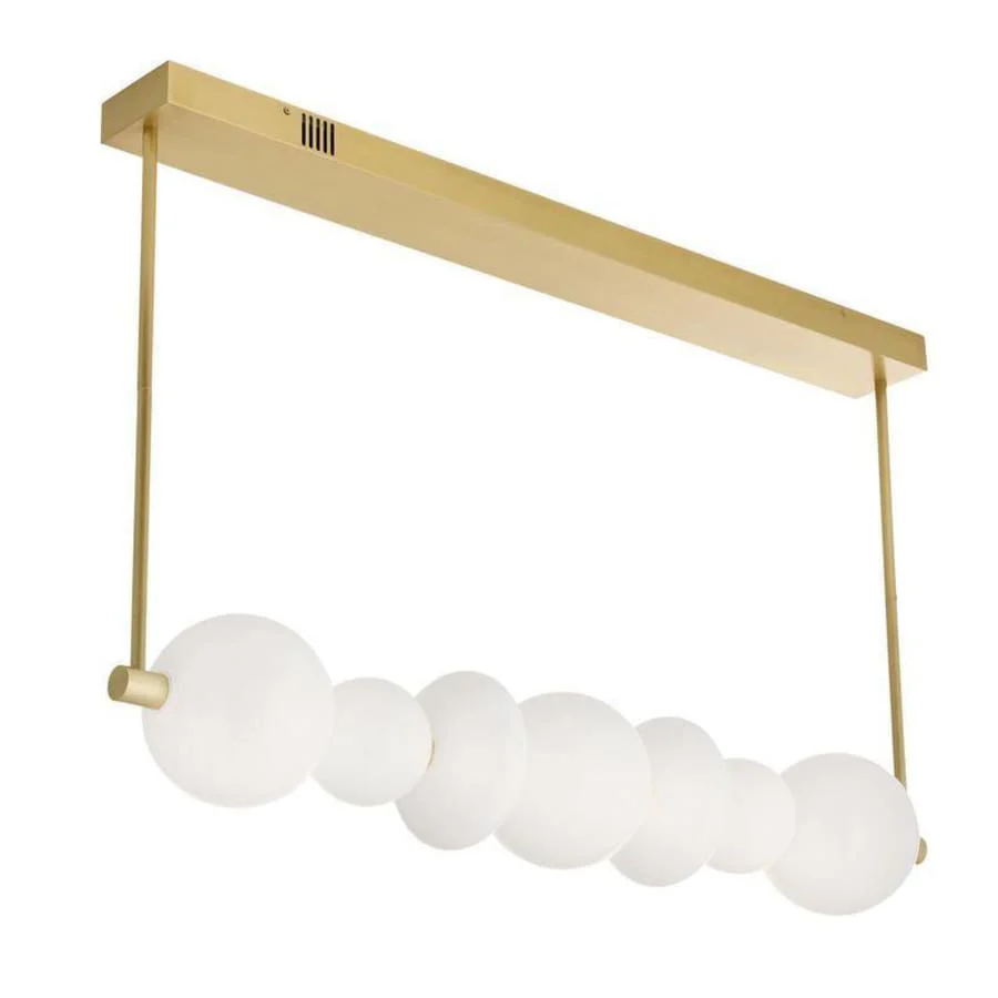 Arteriors Raphael 48" Wide Linear Chandelier - Image 3