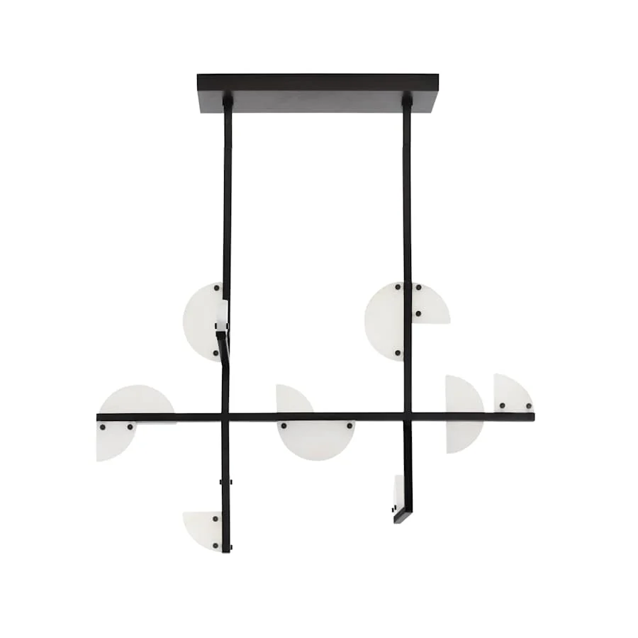Arteriors Nova Chandelier 40" Wide Abstract Chandelier - Image 2