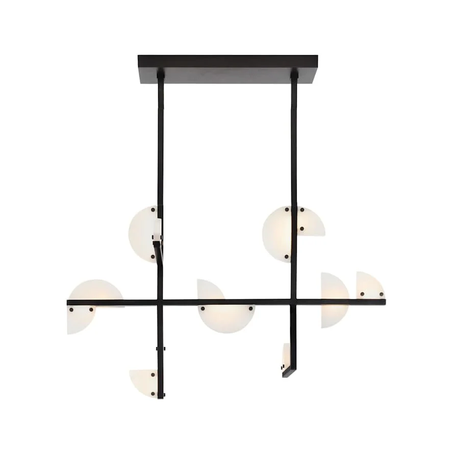 Arteriors Nova Chandelier 40" Wide Abstract Chandelier - Image 3