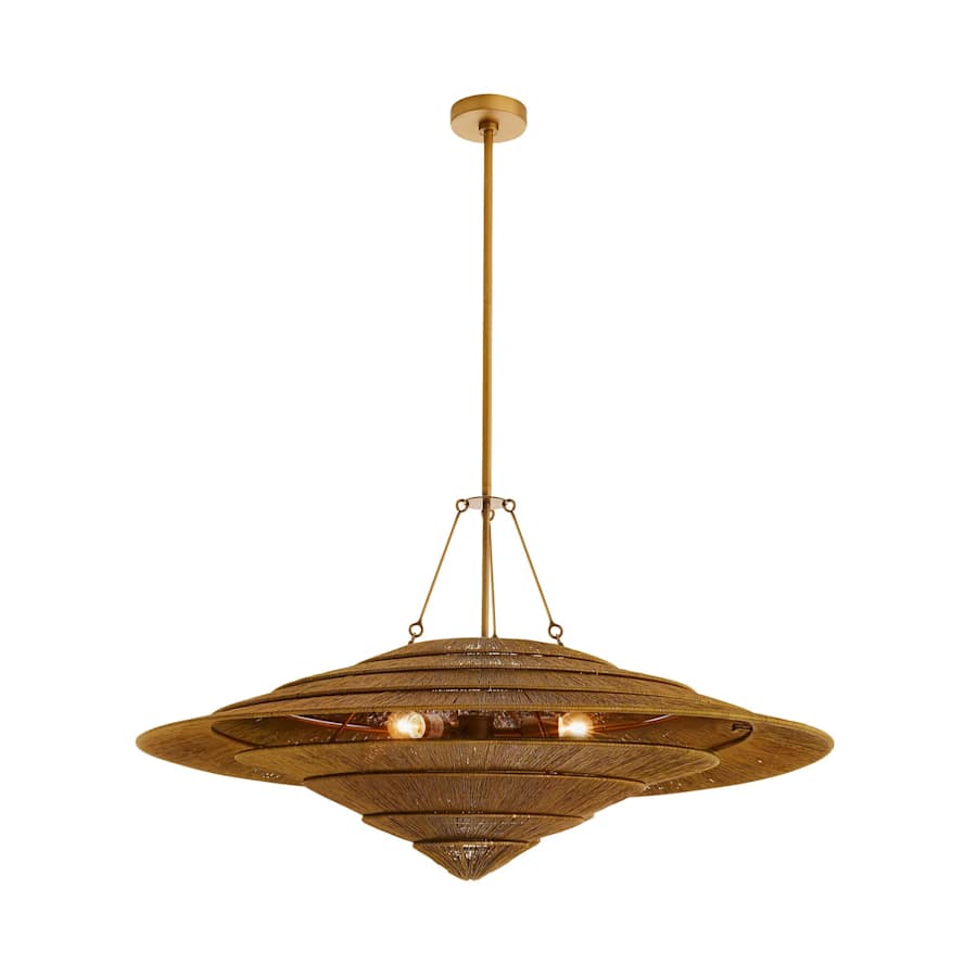 Arteriors Lexa Pendant 3 Light 40" Wide Pendant - Image 3