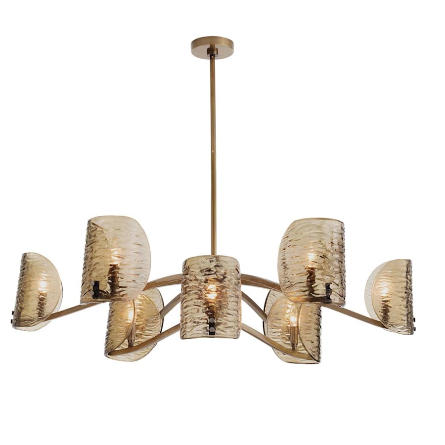 Arteriors Natasha Chandelier 9 Light 43" Wide Chandelier - Image 1