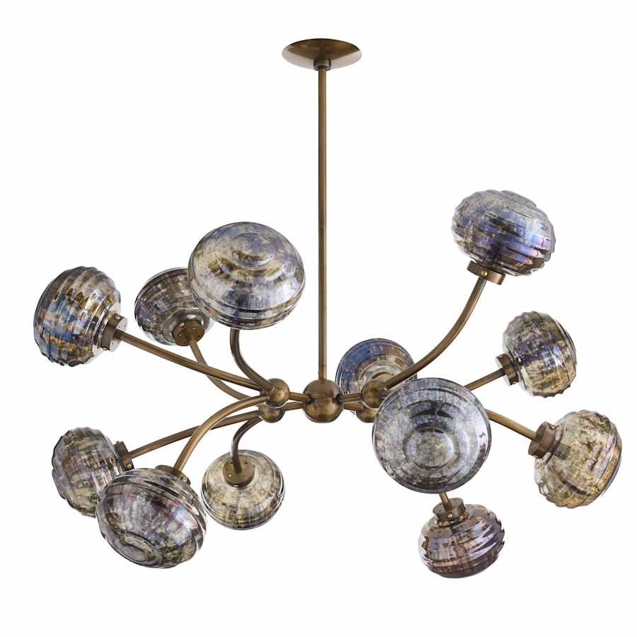 Arteriors Merrick Chandelier 12 Light 39" Wide Abstract Sputnik Chandelier - Image 2
