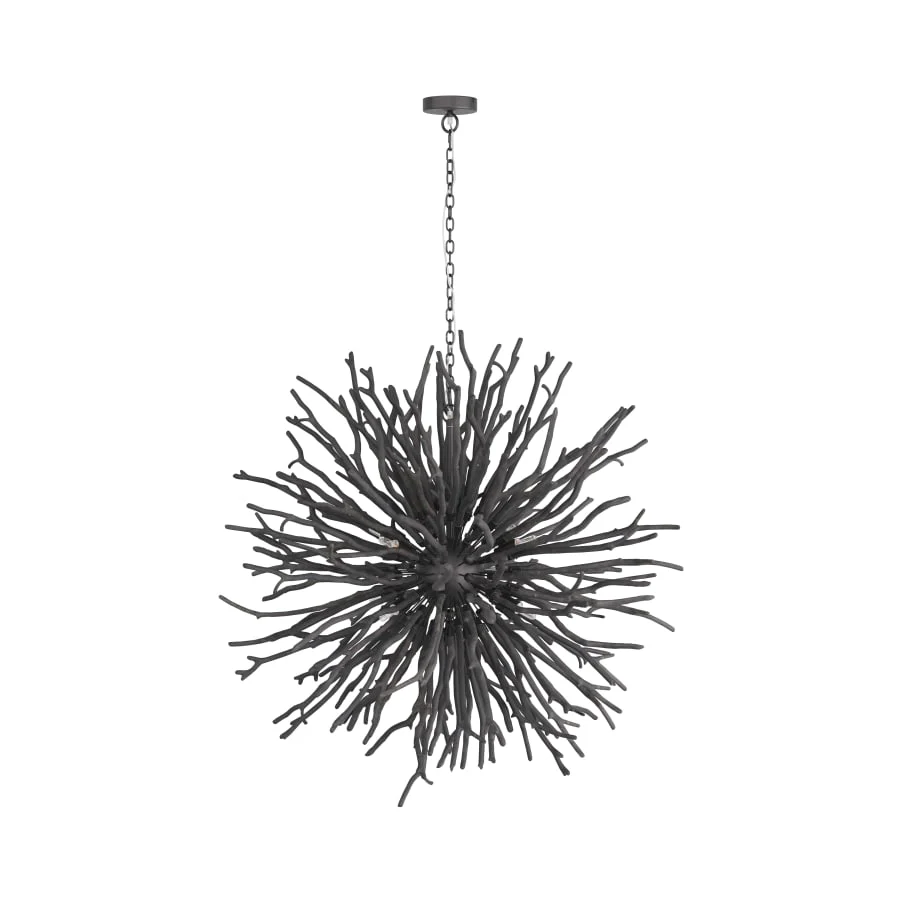 Arteriors Finch 8 Light 43" Wide Sputnik Chandelier - Image 3