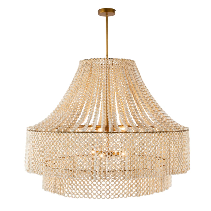 Arteriors Hannie 8 Light 46" Wide Empire Chandelier with Shade - Image 2