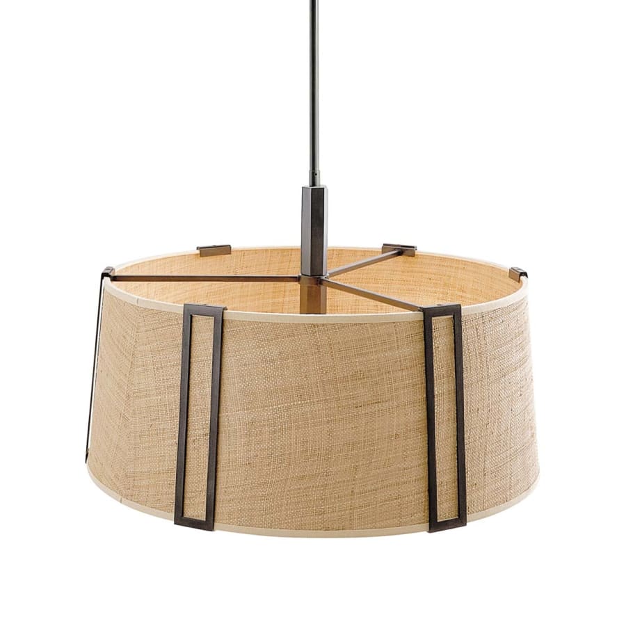 Arteriors Amida 3 Light 29" Wide Drum Chandelier - Image 1