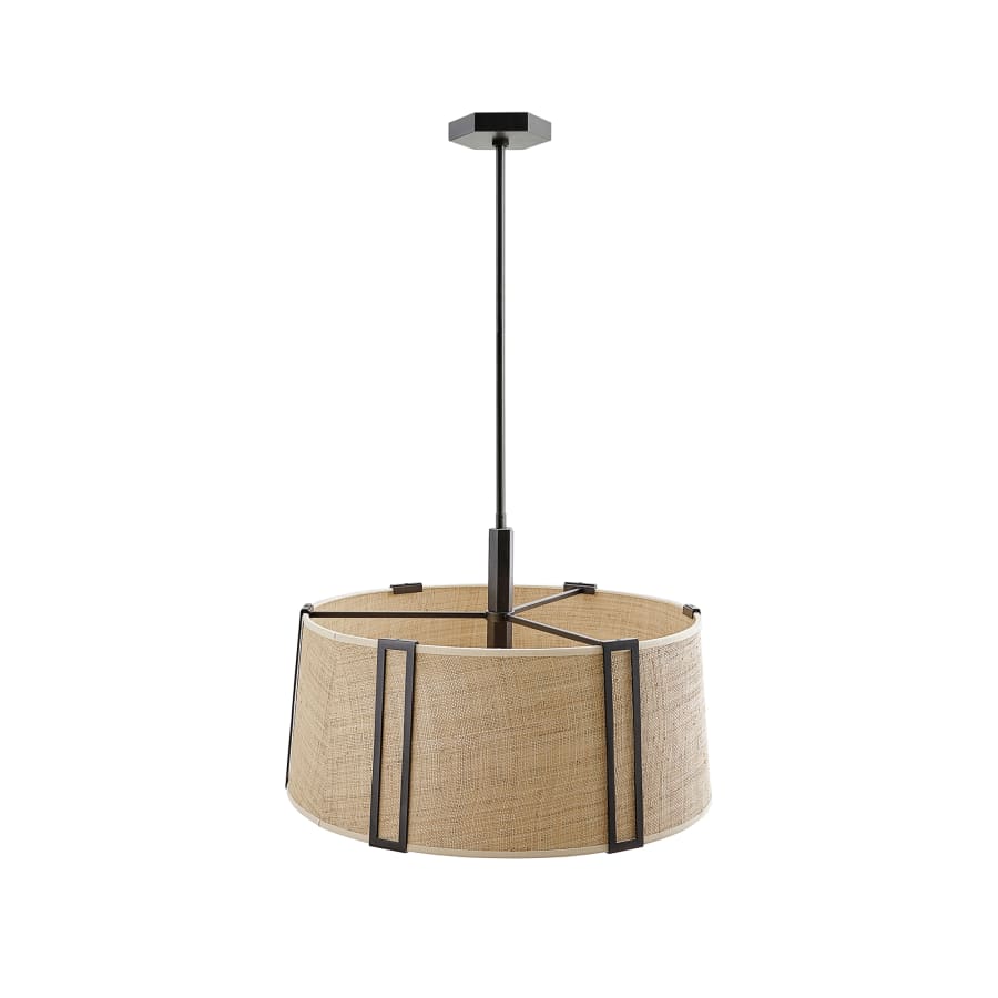 Arteriors Amida 3 Light 29" Wide Drum Chandelier - Image 2