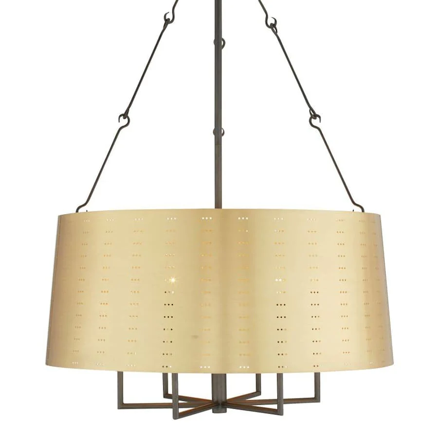 Arteriors Felipe 6 Light 28" Wide Drum Chandelier - Image 1