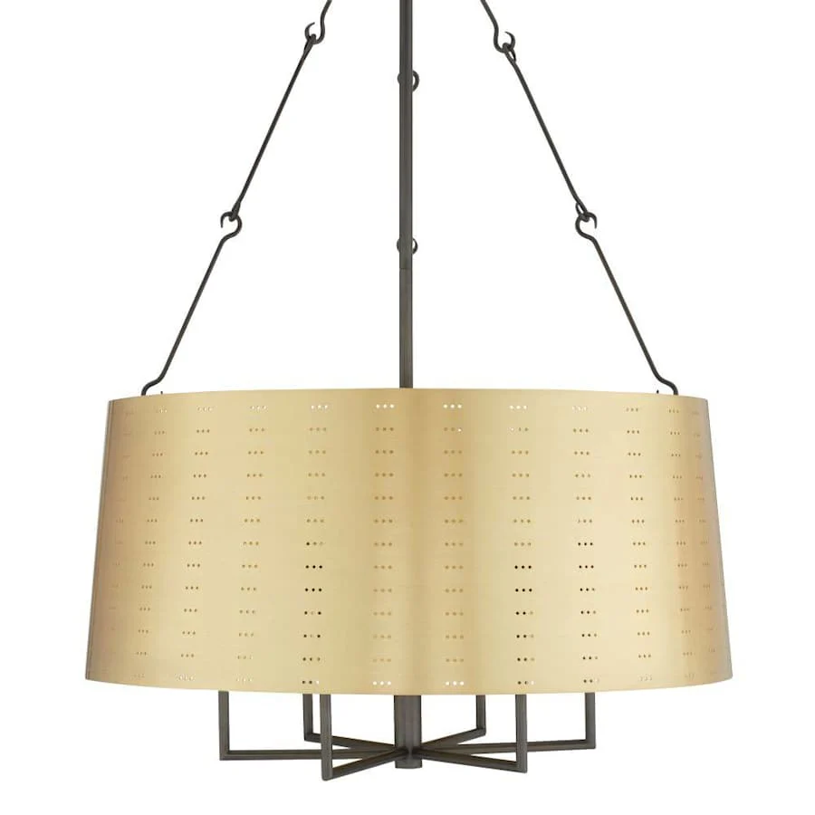 Arteriors Felipe 6 Light 28" Wide Drum Chandelier - Image 2