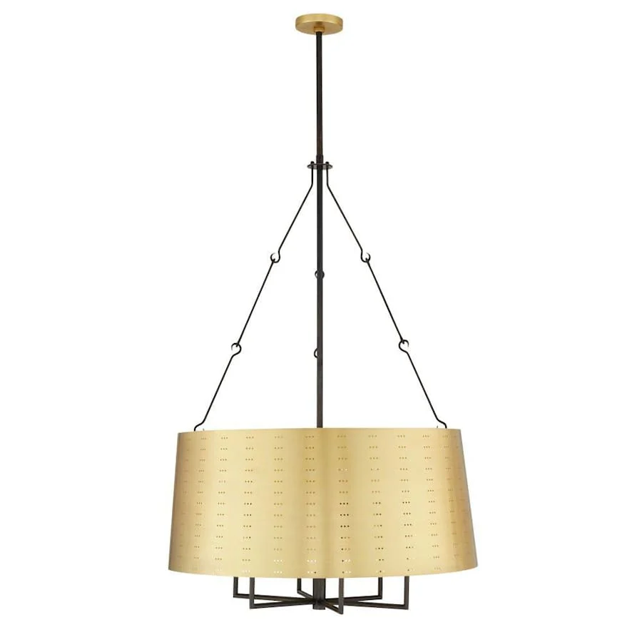 Arteriors Felipe 6 Light 28" Wide Drum Chandelier - Image 3