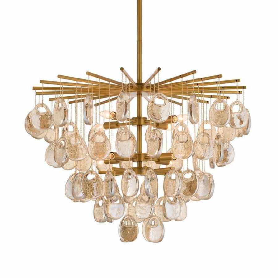 Arteriors Jacqueline 8 Light 32" Wide Waterfall Chandelier - Image 1