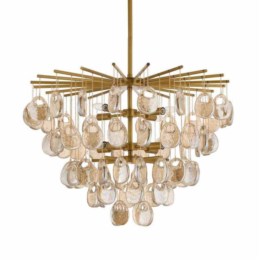 Arteriors Jacqueline 8 Light 32" Wide Waterfall Chandelier - Image 2