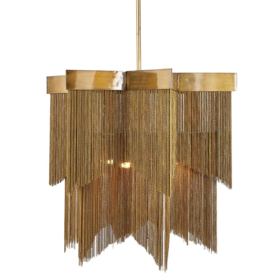 Arteriors Bridget 4 Light 28" Wide Waterfall Chandelier - Image 1