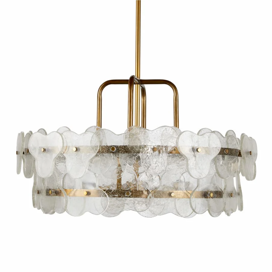 Arteriors Cascade 4 Light 26" Wide Ring Chandelier - Image 3