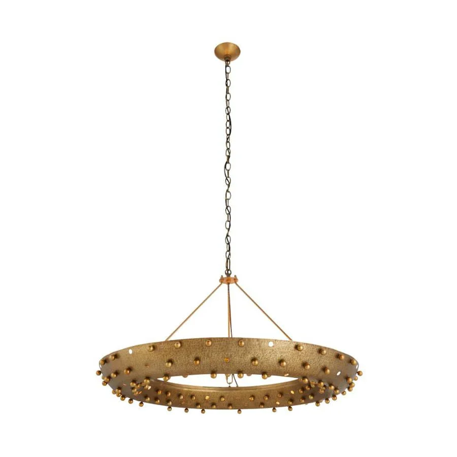 Arteriors Hardy 9 Light 36" Wide Ring Chandelier - Image 3