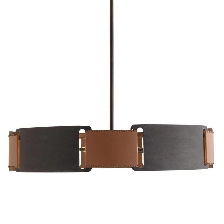 Arteriors Ivan 5 Light 37" Wide Drum Chandelier - Image 1