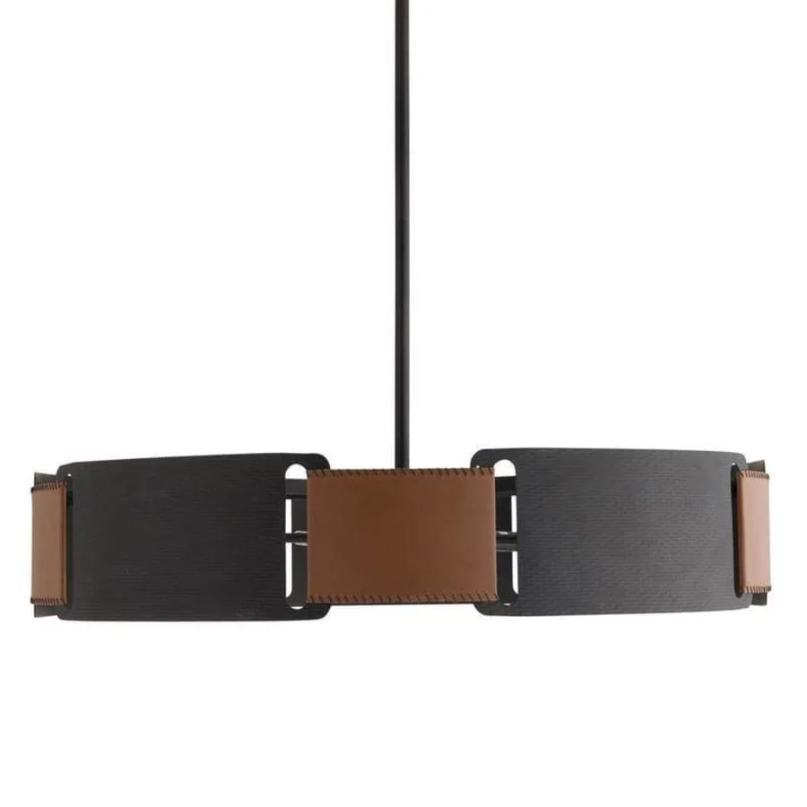 Arteriors Ivan 5 Light 37" Wide Drum Chandelier - Image 2