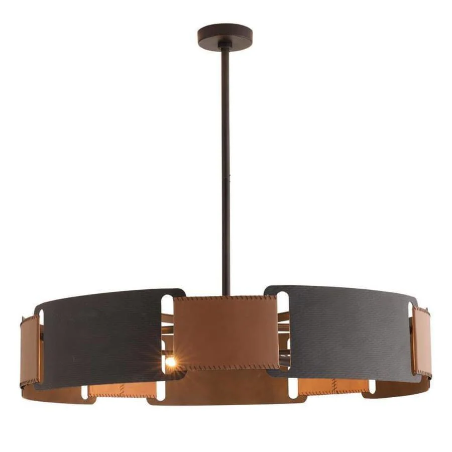 Arteriors Ivan 5 Light 37" Wide Drum Chandelier - Image 3