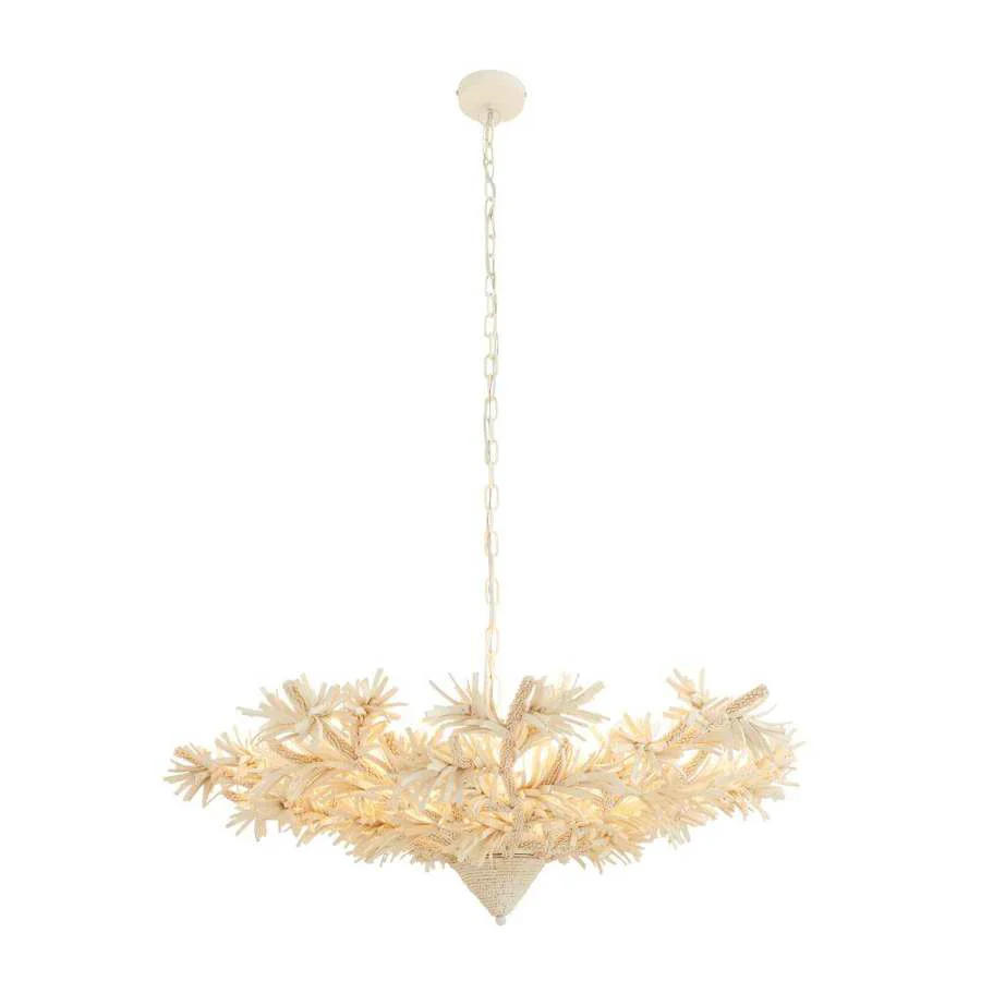 Arteriors Fernanda 8 Light 38" Wide Waterfall Chandelier - Image 3