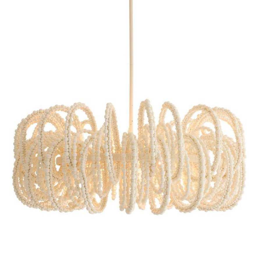 Arteriors Keely 6 Light 36" Wide Beaded Abstract Chandelier - Image 1