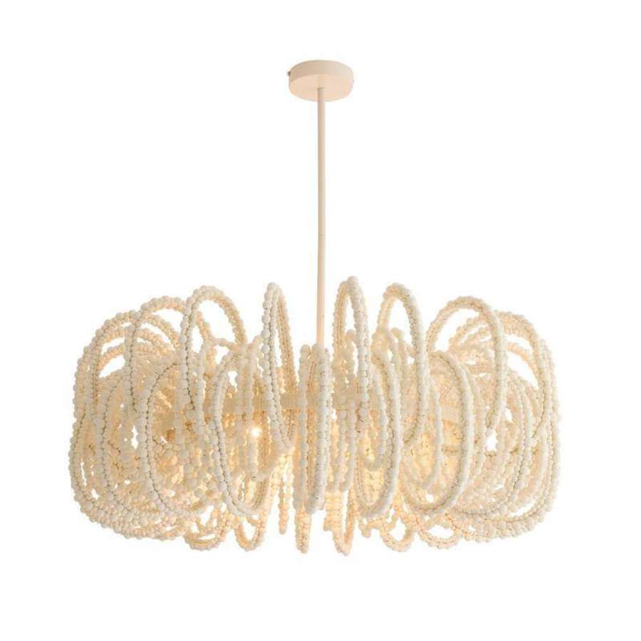 Arteriors Keely 6 Light 36" Wide Beaded Abstract Chandelier - Image 3