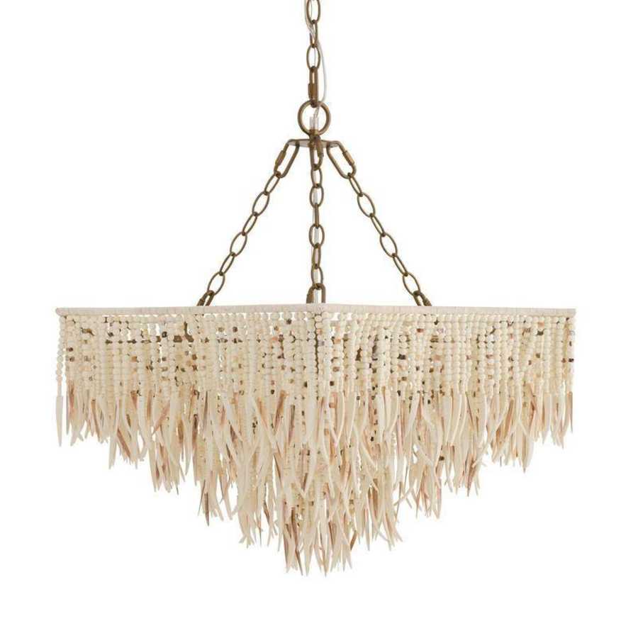 Arteriors Josephine 6 Light 30" Wide Beaded Waterfall Chandelier - Image 2