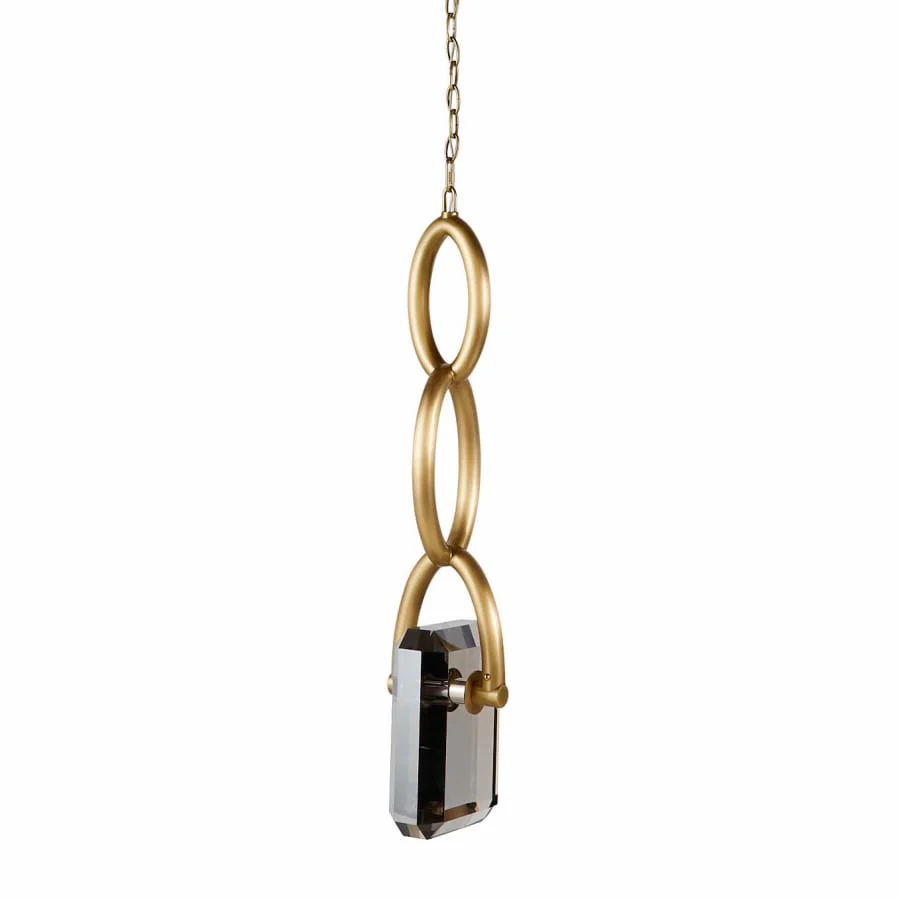Arteriors Estate 8" Wide Crystal Mini Pendant - Image 1