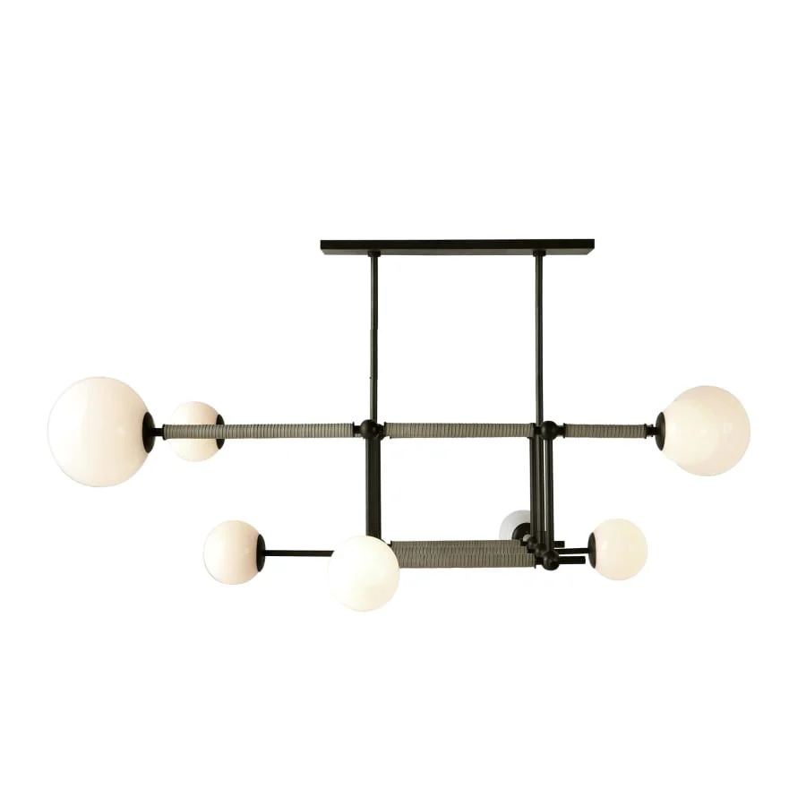 Arteriors Erica 8 Light 58" Wide Linear Chandelier - Image 2