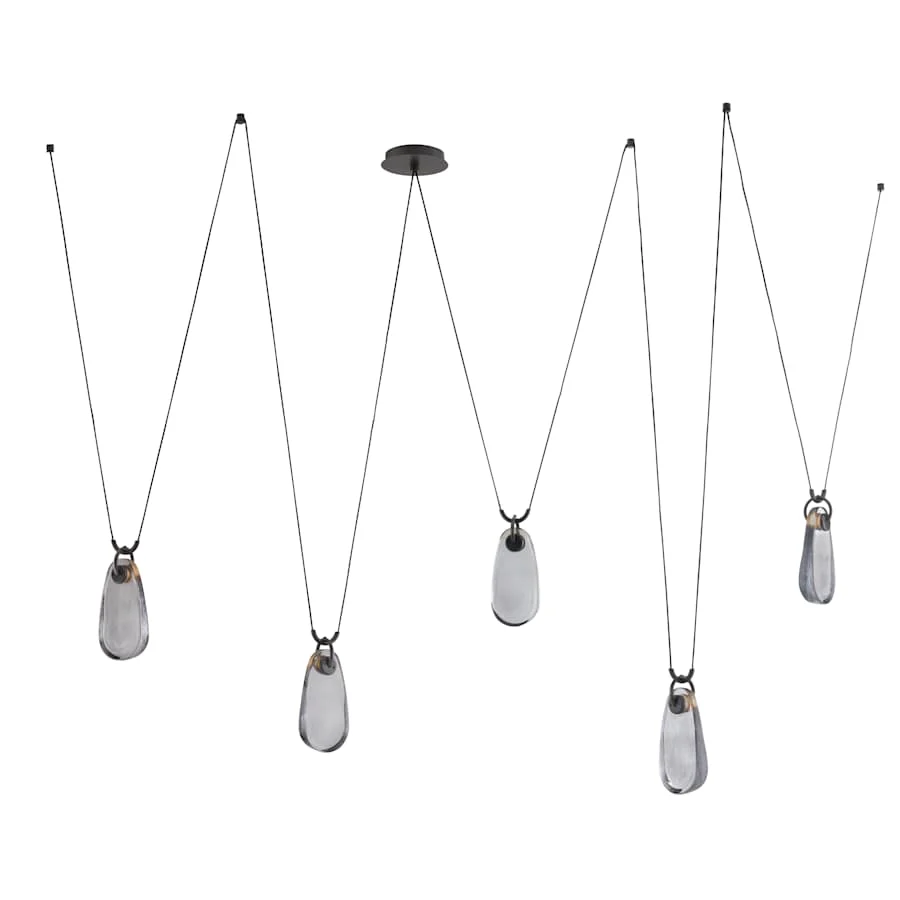 Arteriors Melt Chandelier 86" Wide Abstract Chandelier - Image 1