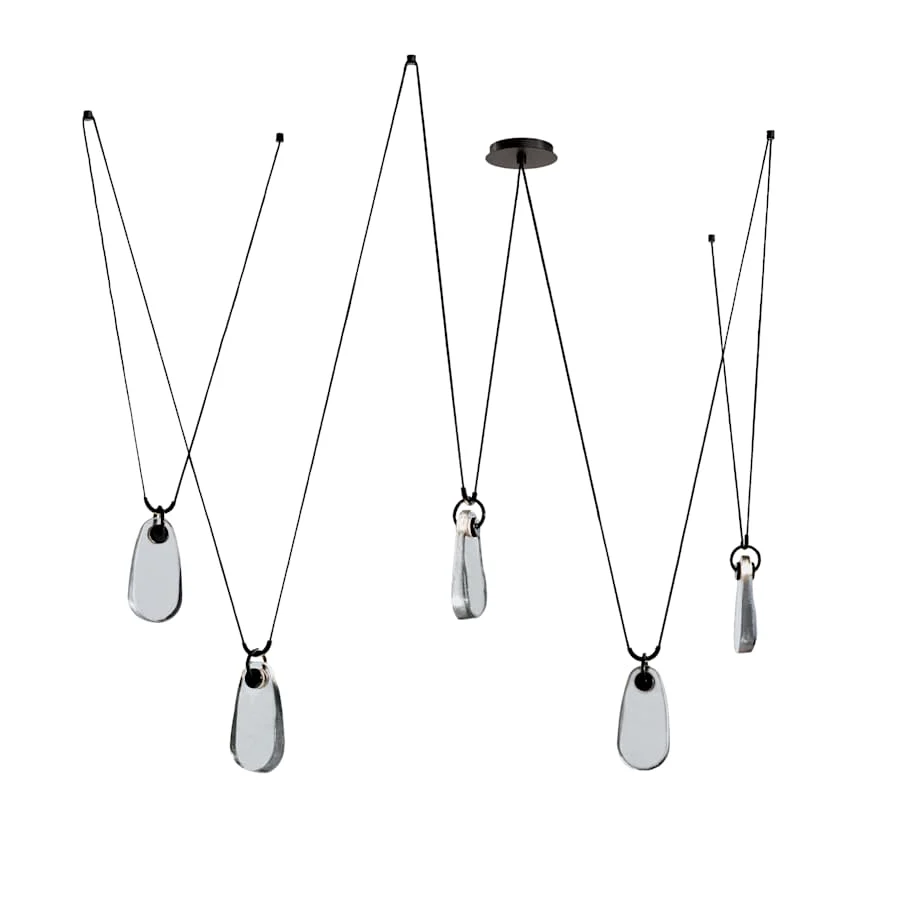 Arteriors Melt Chandelier 86" Wide Abstract Chandelier - Image 3
