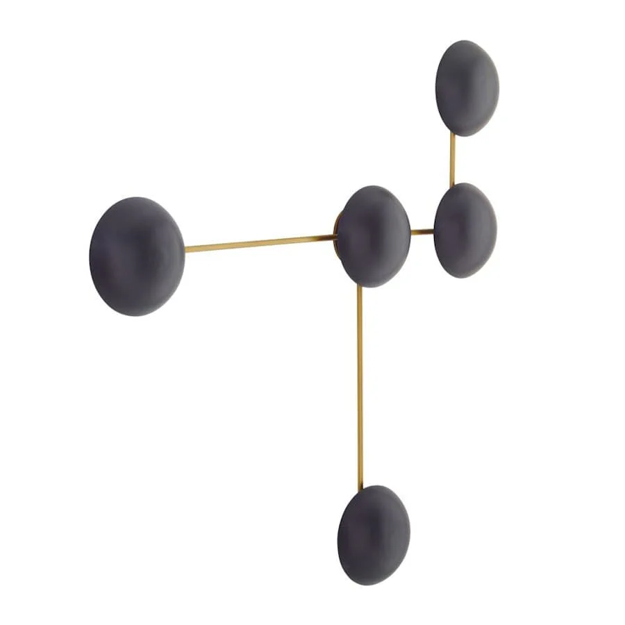 Arteriors Glaze 5 Light 44" Tall Wall Sconce with Ceramic Shades - Image 2