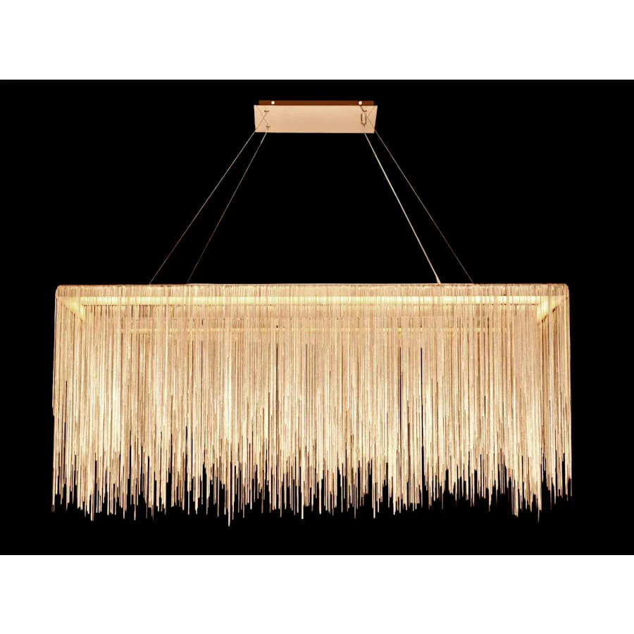 Avenue Lighting Fountain Ave. 48" Wide LED Linear Chandelier - Image 1
